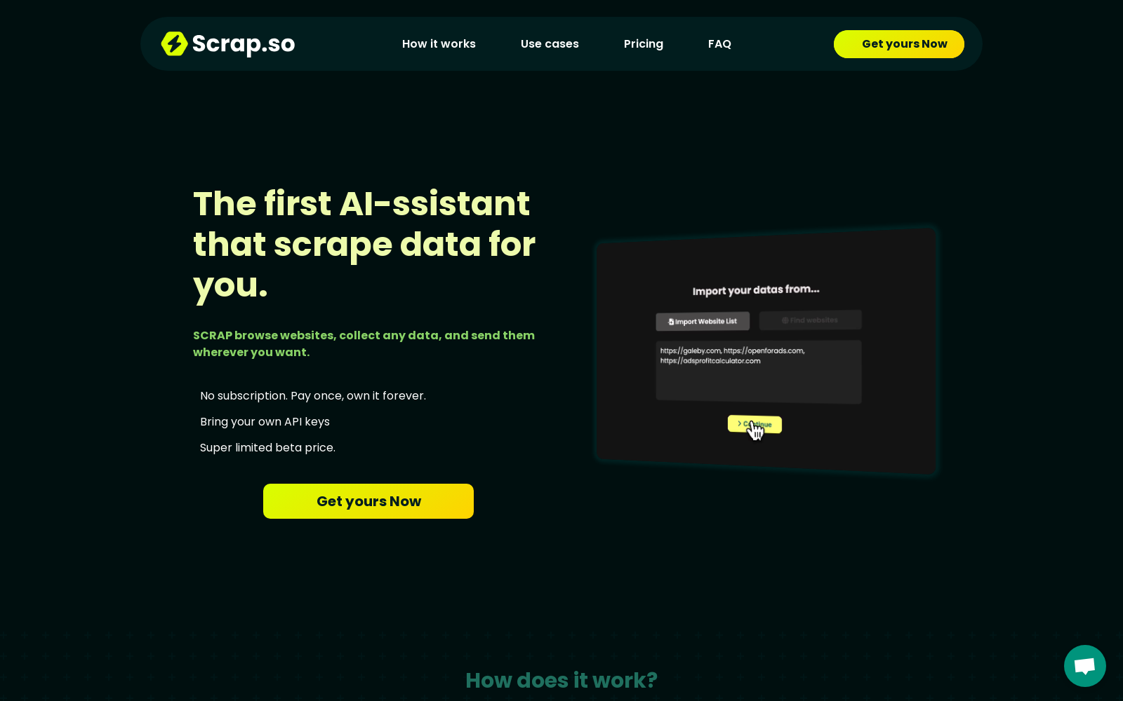 Scrap.so: The first data scraping AI-mployee