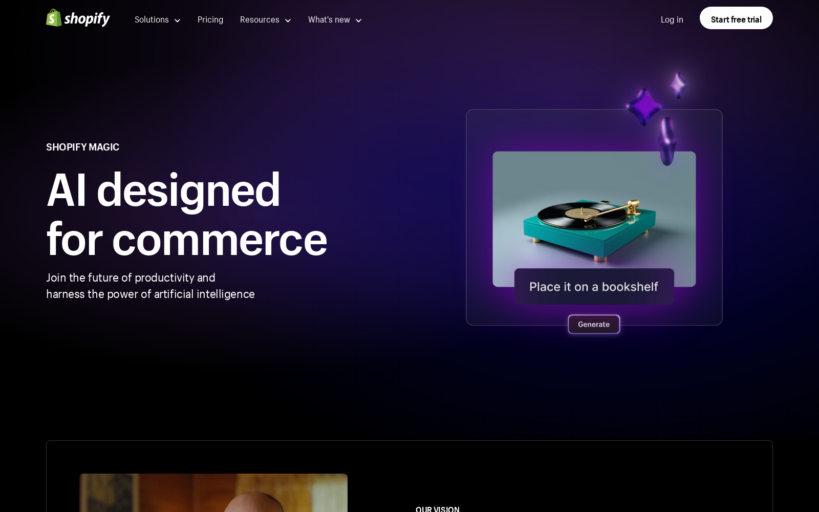Shopify Magic and Sidekick: AI for Commerce