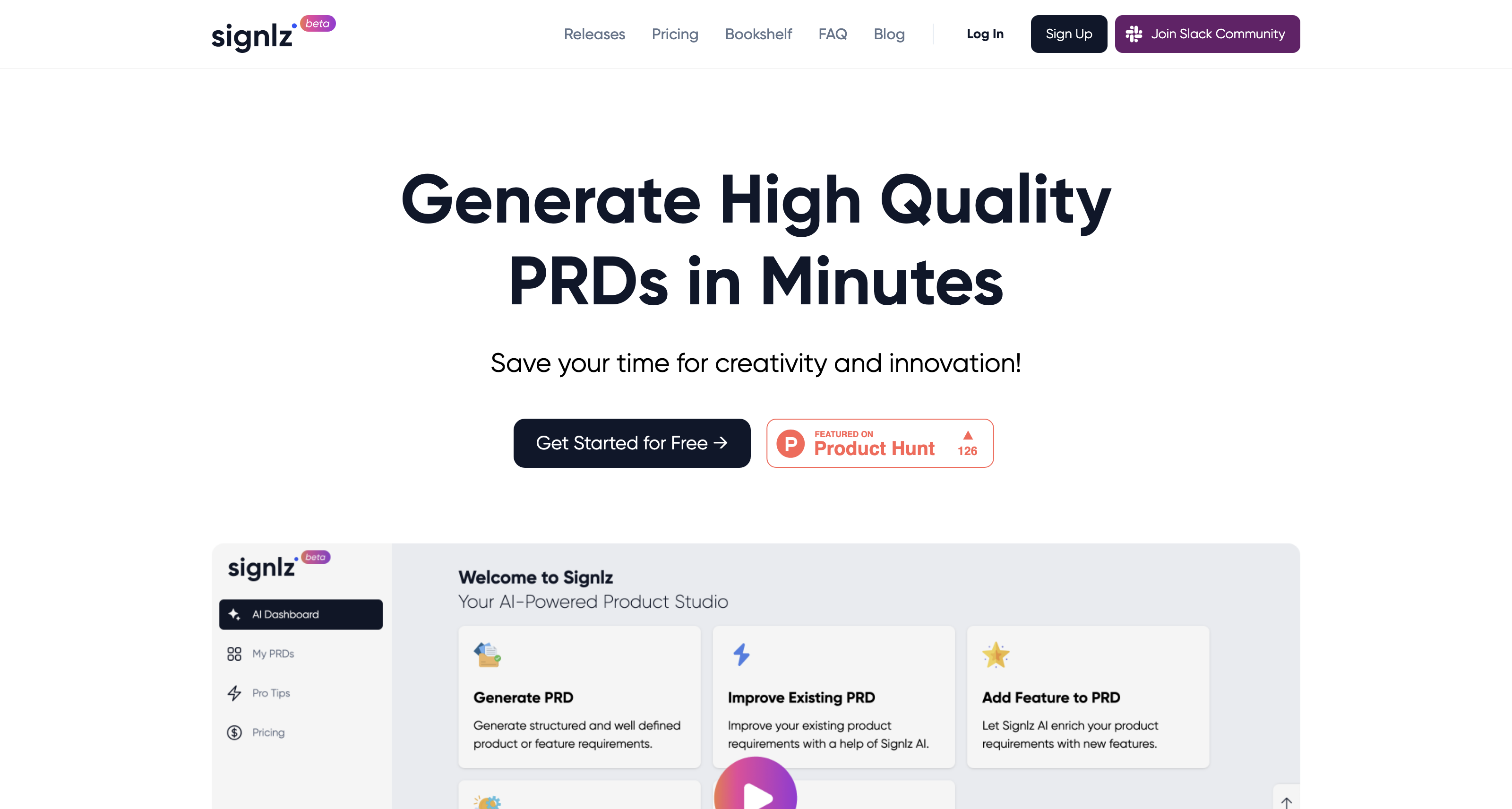 Signlz | AI PRD Generator for Product Managers icon