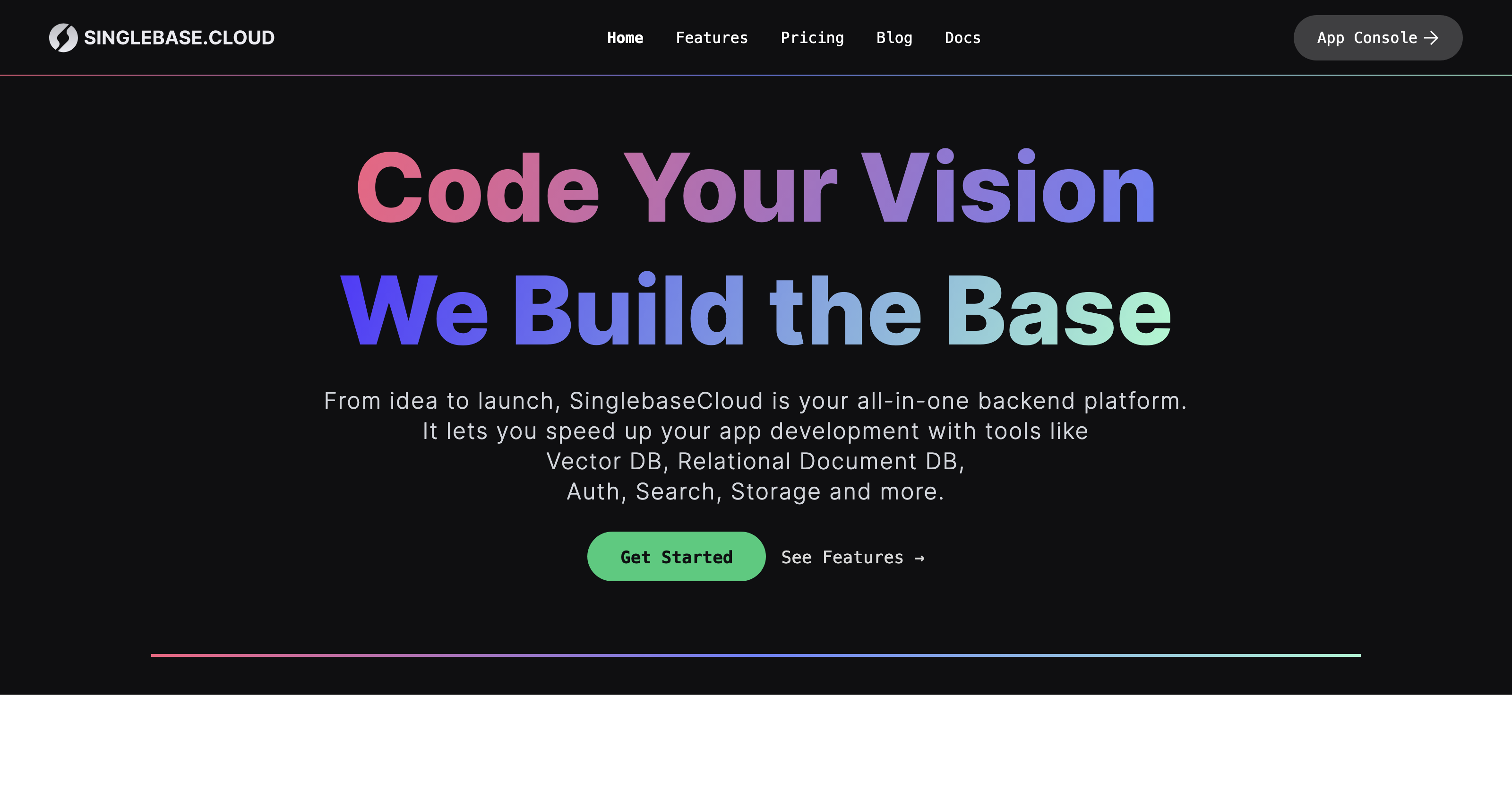 SinglebaseCloud | The all-in-one backend platform for developers. icon