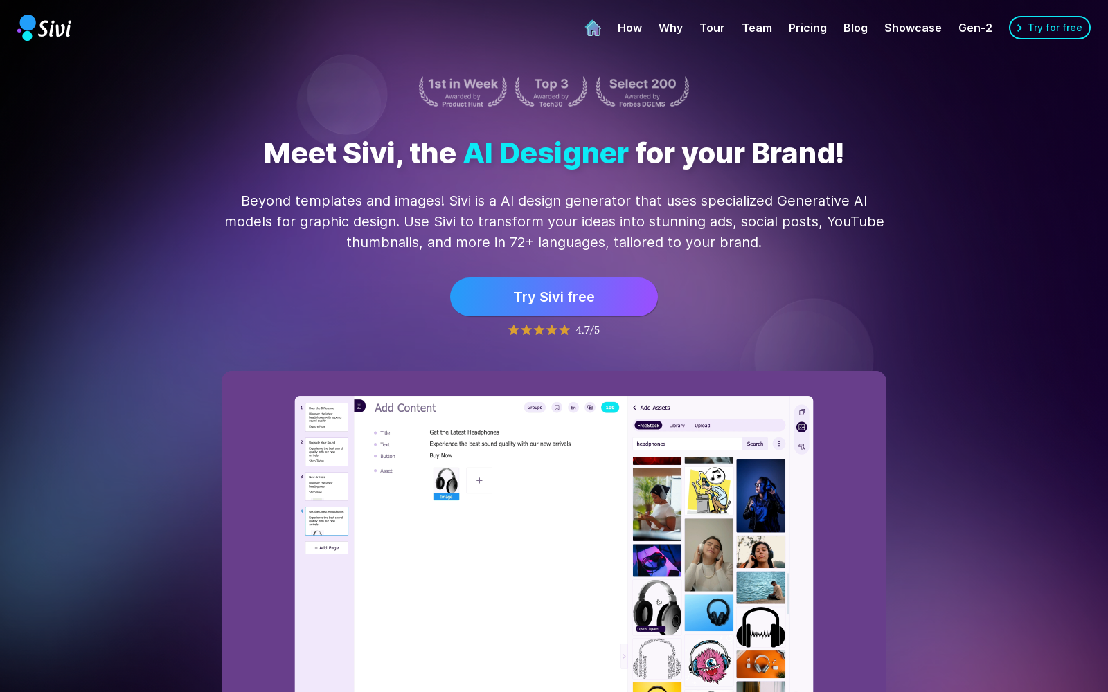 Sivi: Your Multilingual AI Designer | Generative Design