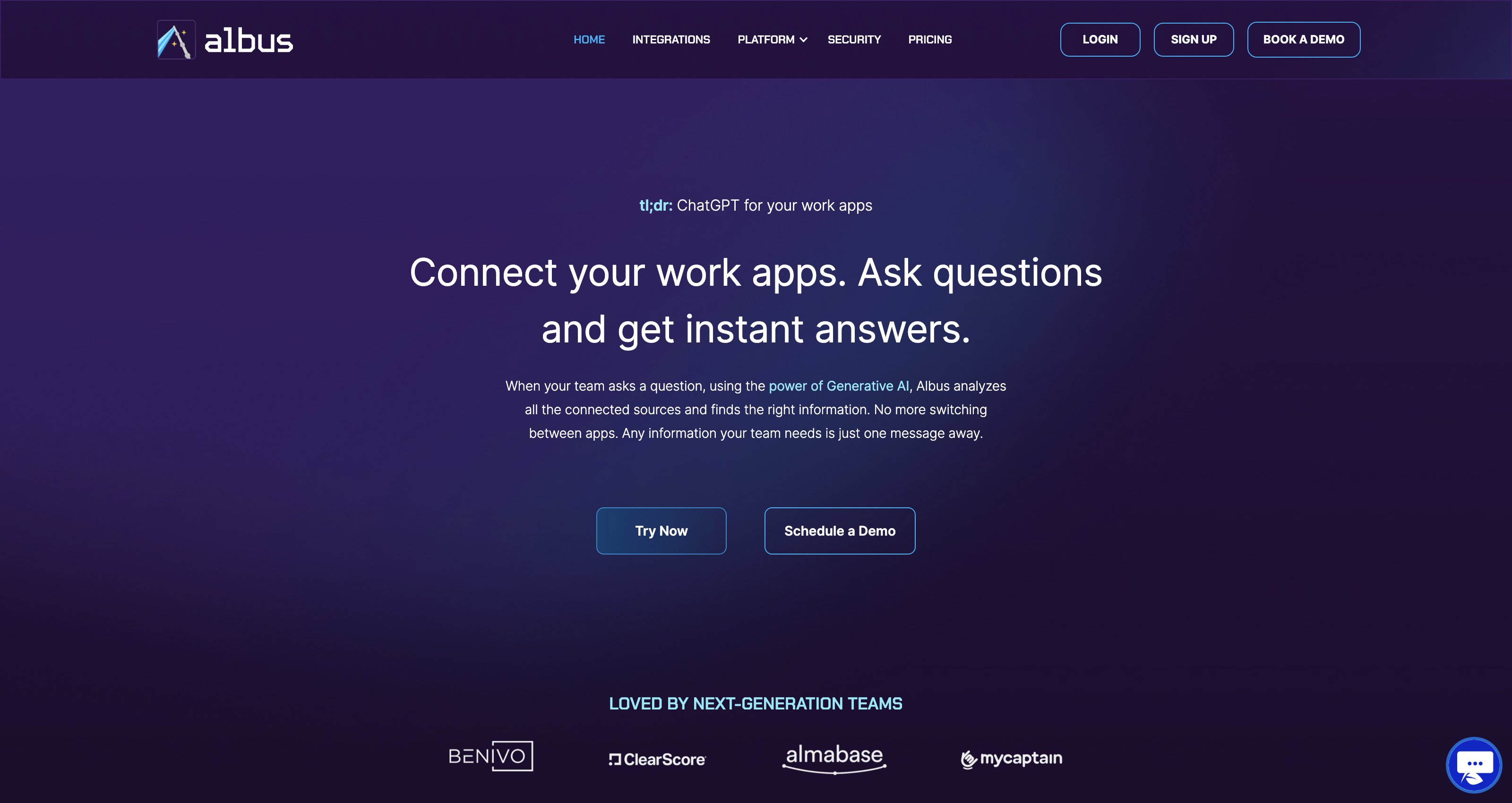 Albus - AI Slack Search & Web Assistant icon