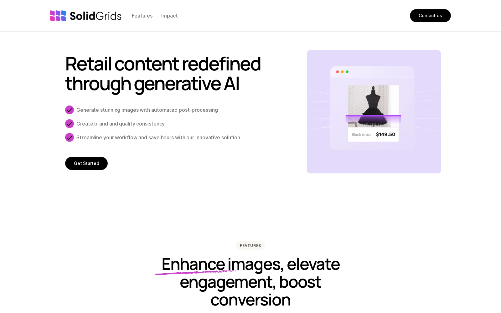 SolidGrids | Fully automated image enhancing for e-commerce icon