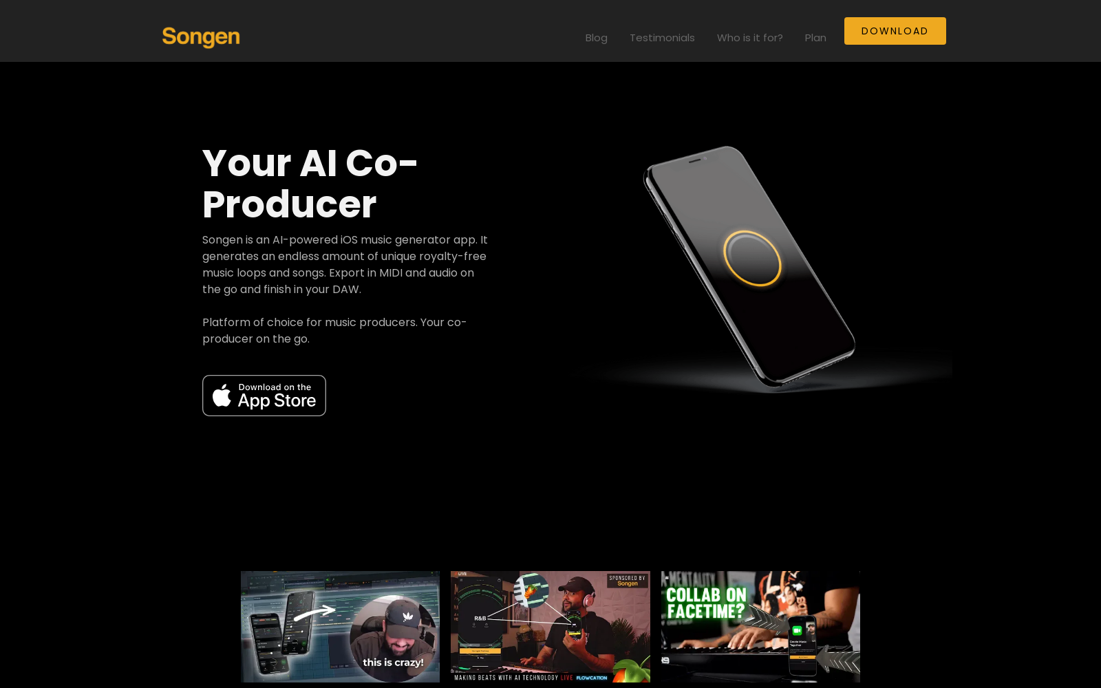 Songen – Your AI Co-Producer icon