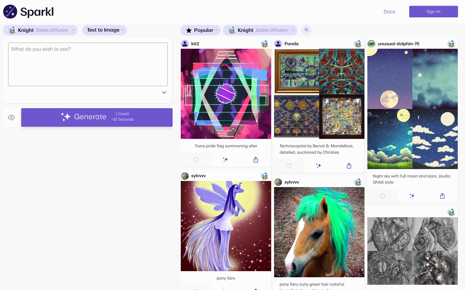 Sparkl - Generate Images with AI icon