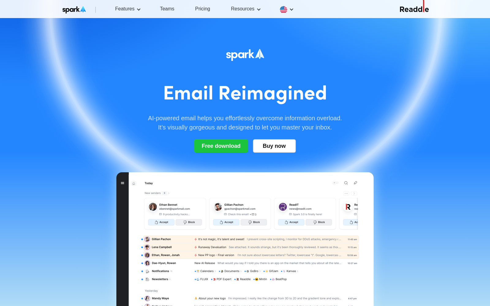 Spark Mail — Smart. Focused. Email.