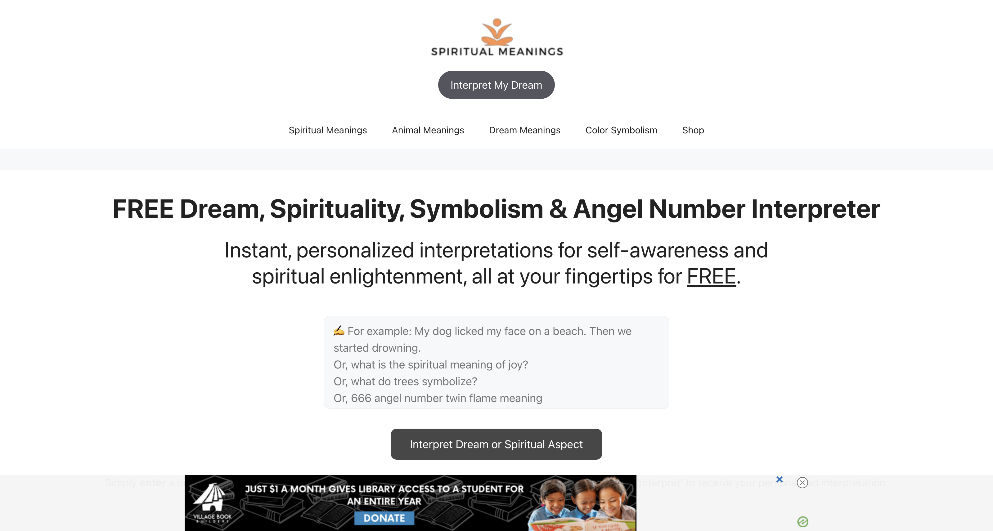Spiritual Meanings