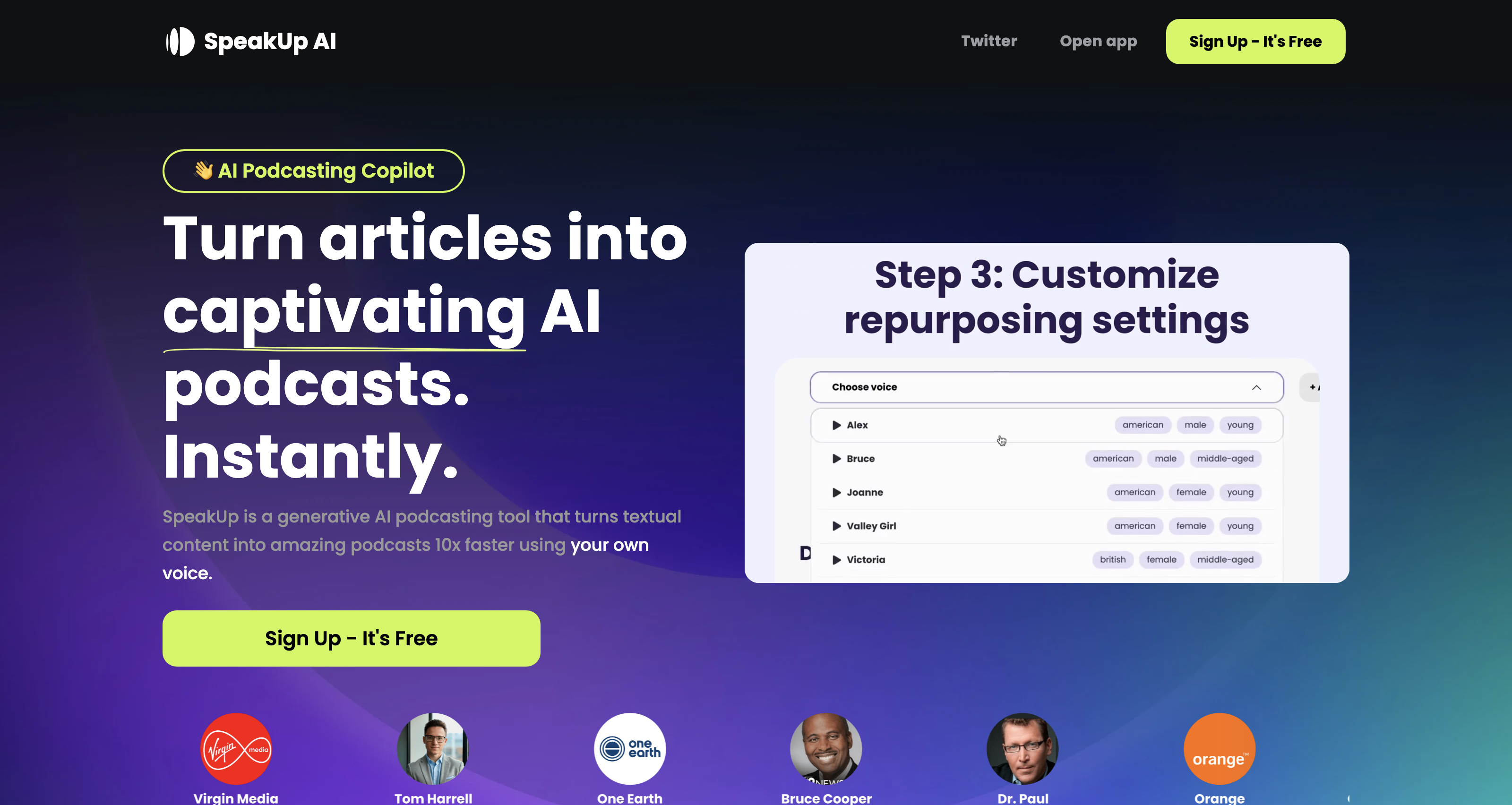 SpeakUp AI - AI Podcasting Copilot