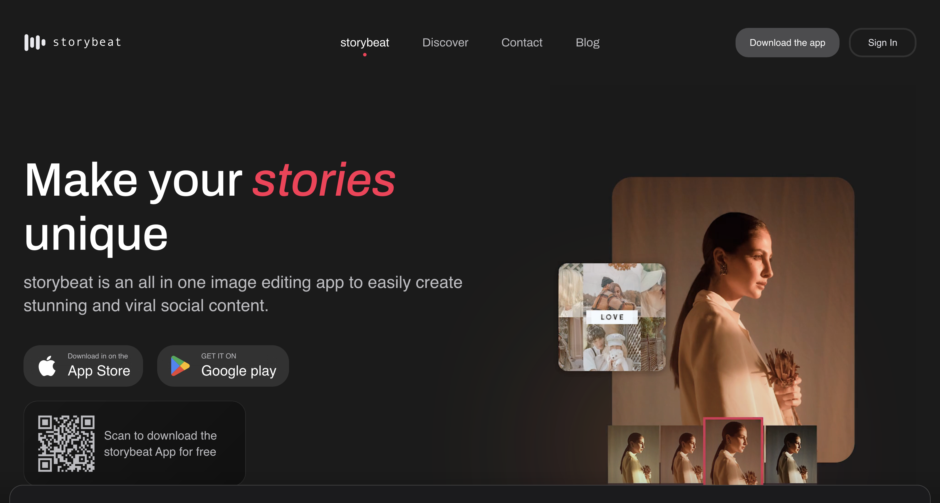 storybeat - All in one image editing app icon