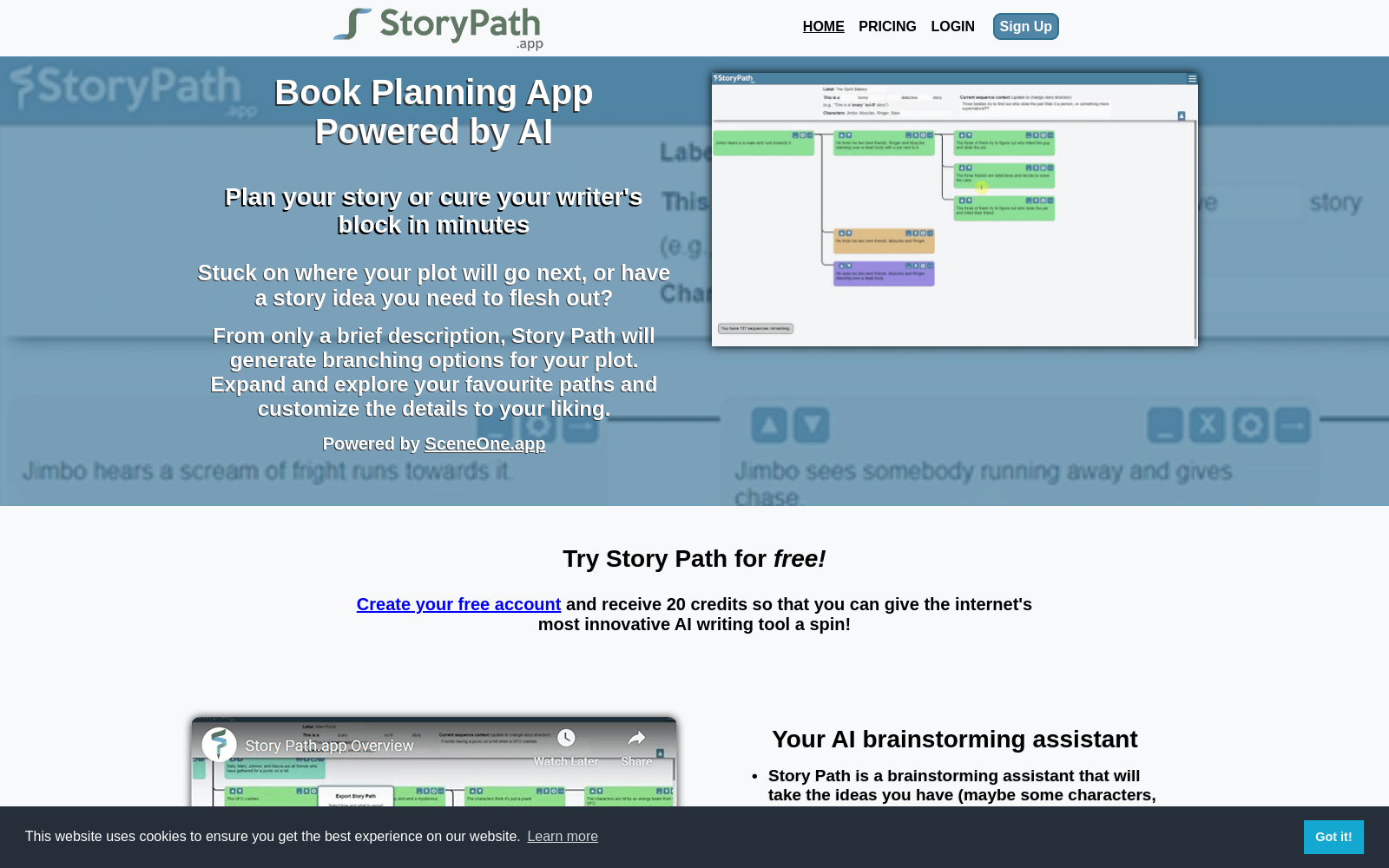 Book Planning & Writer's Block Cure in One App