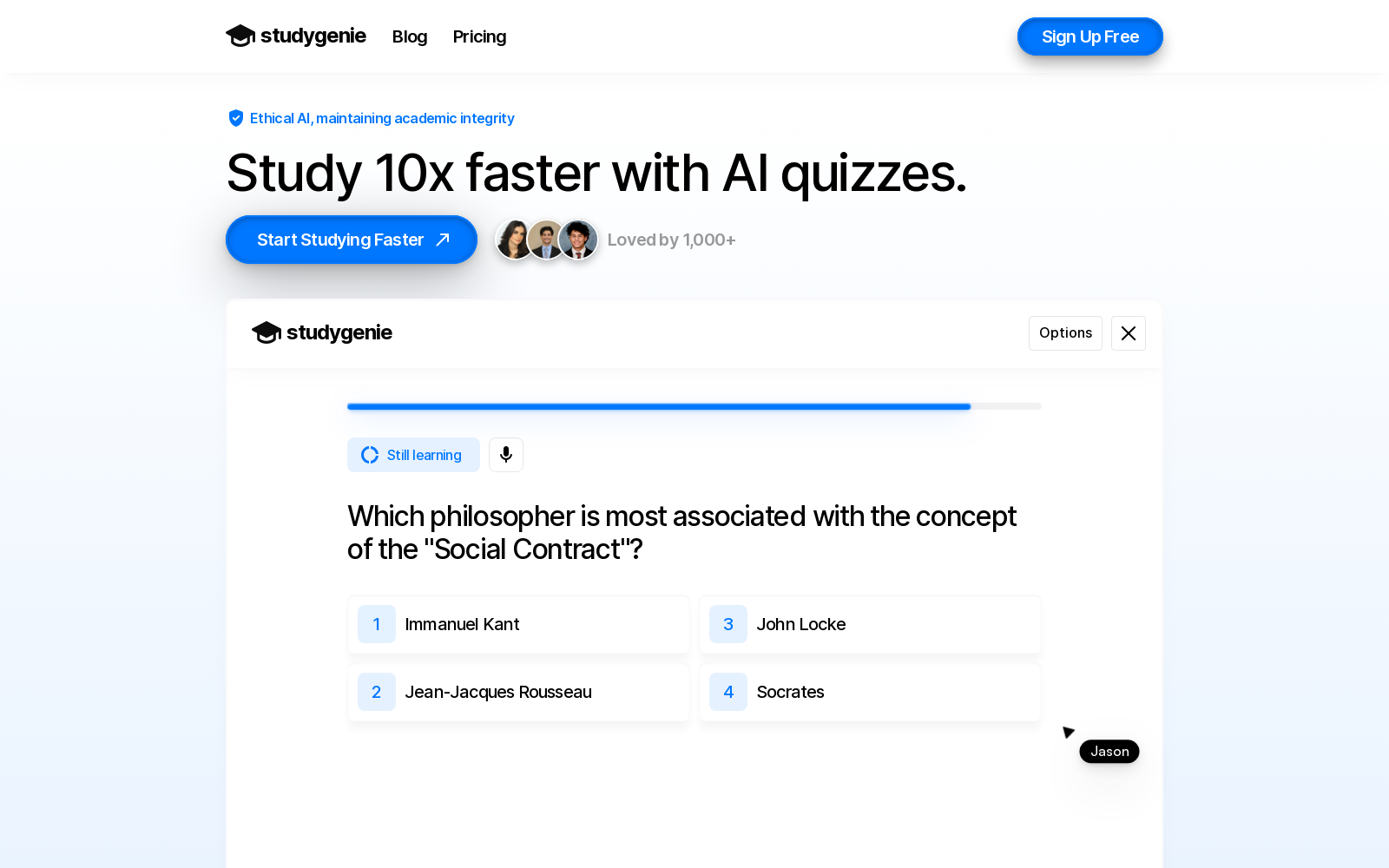 Studygenie | Learn faster with AI icon