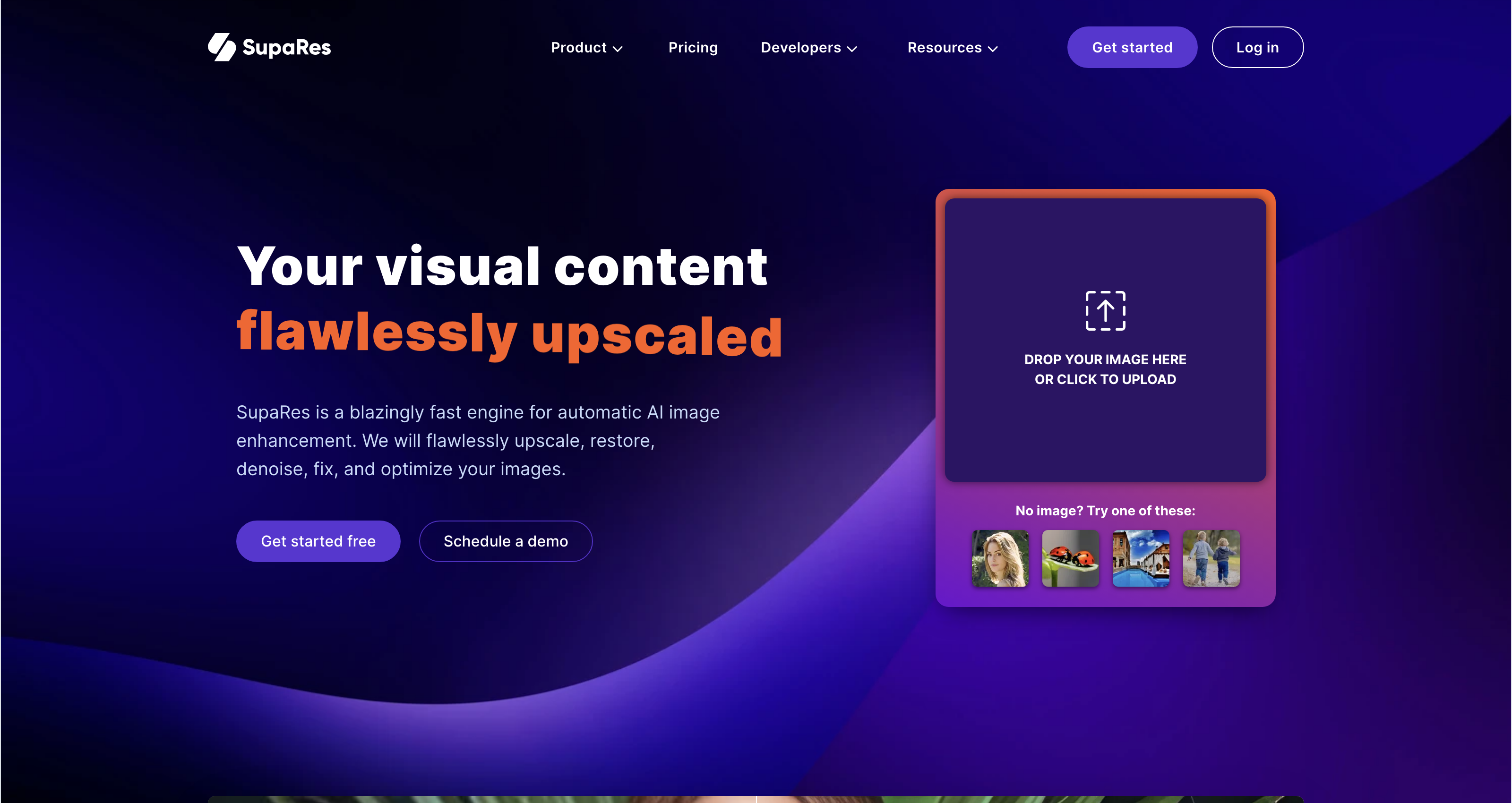 AI-Powered Image Enhancement Platform icon