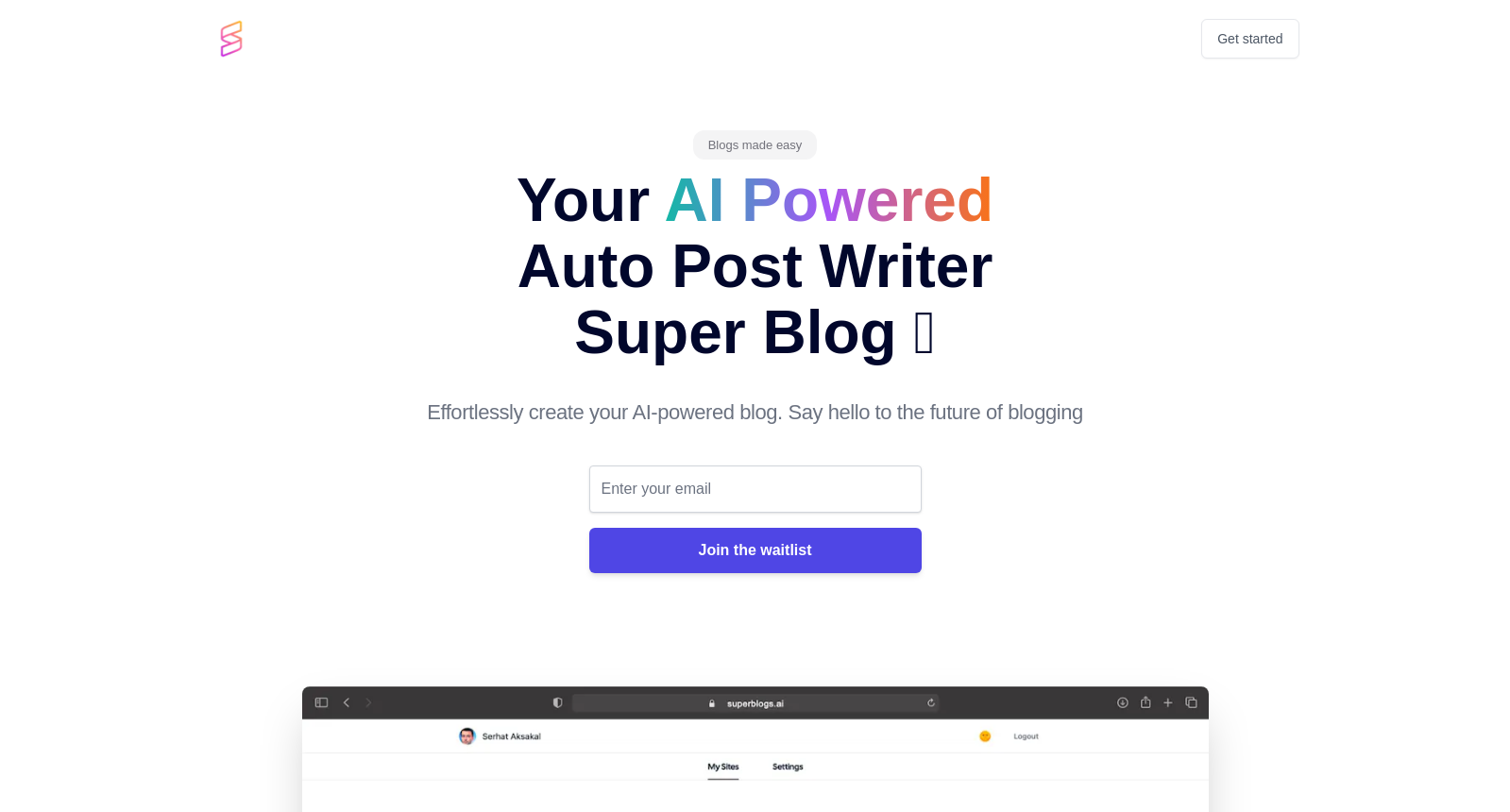 Superblogs - Create AI-Powered Blogs icon