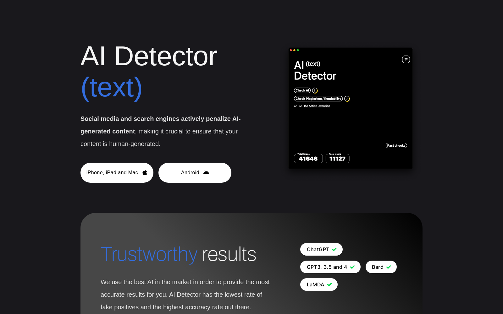 AI Text Detector