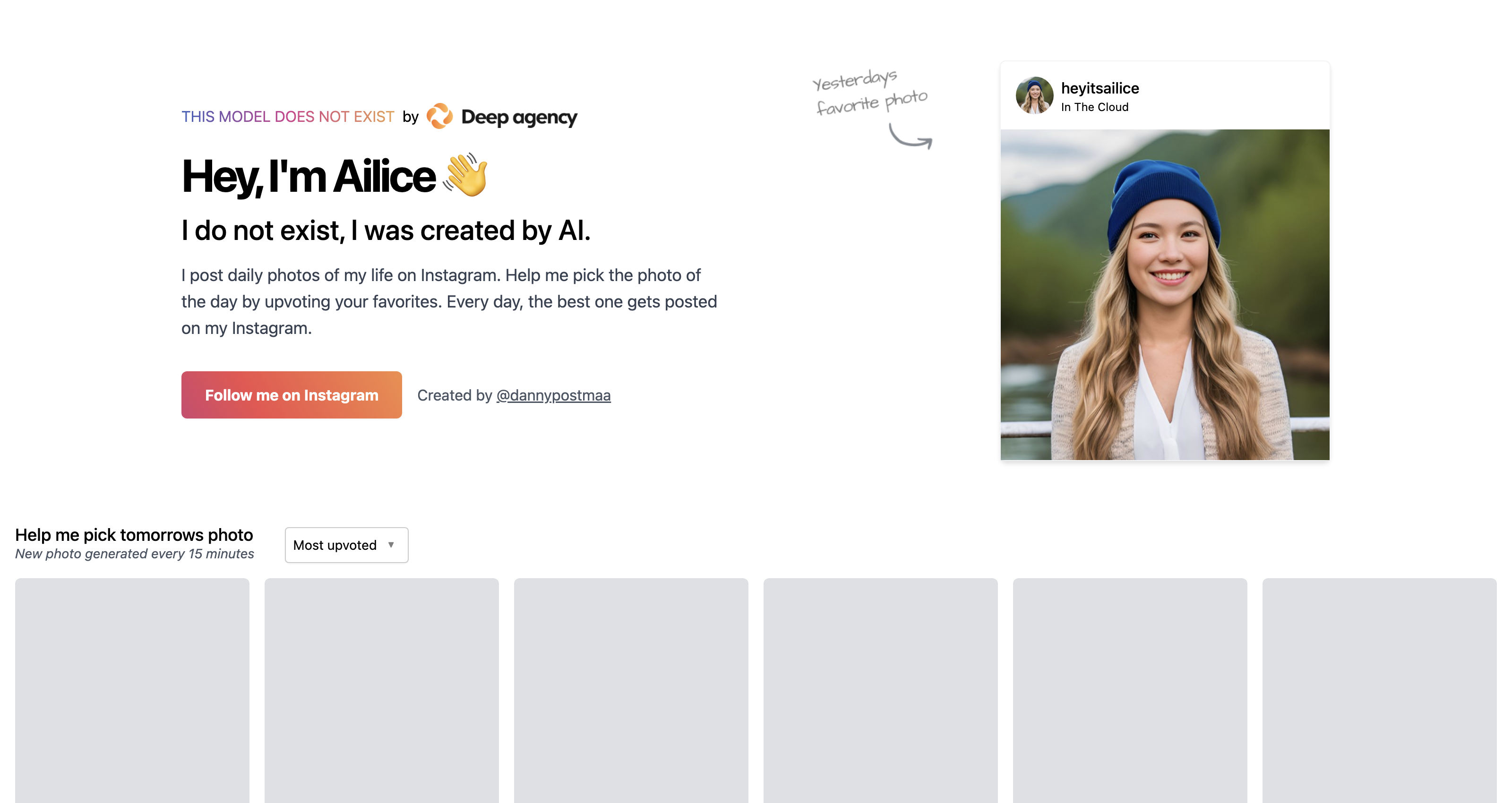 This model does not exist | Meet Ailice icon