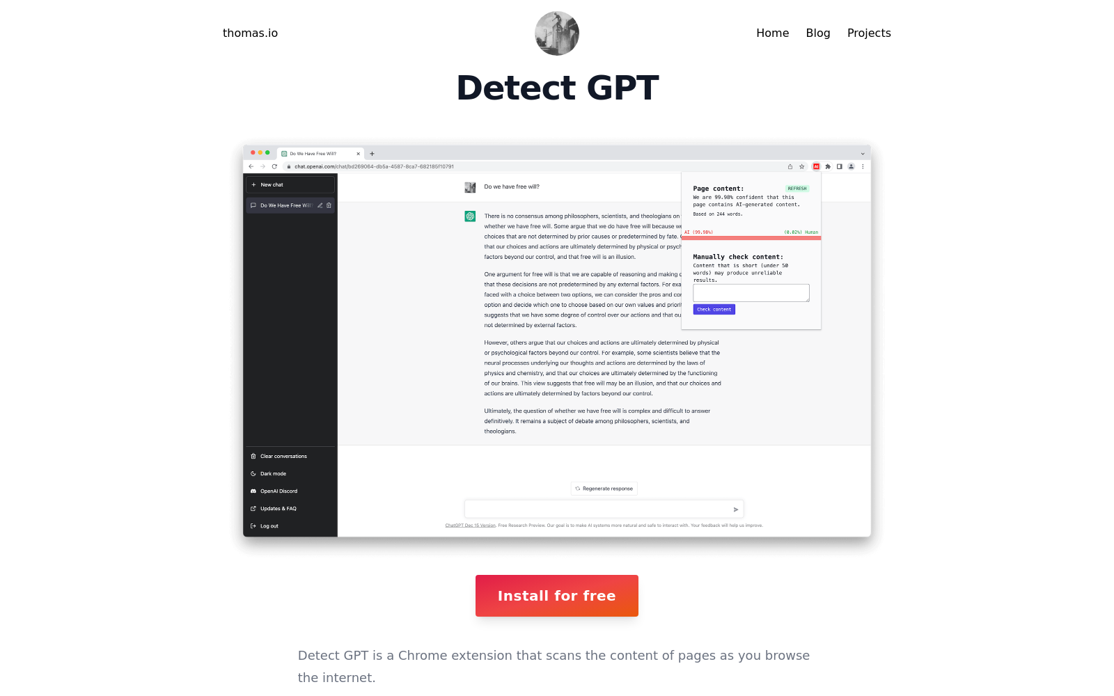 Detect GPT