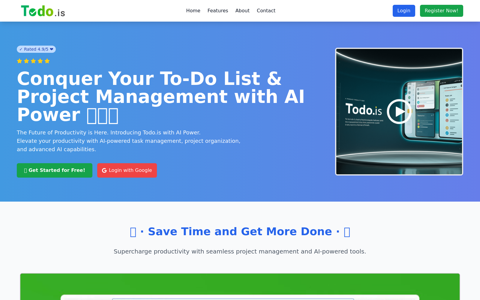 Todo.is - Conquer Your To-Do List & Project Management with AI Power icon