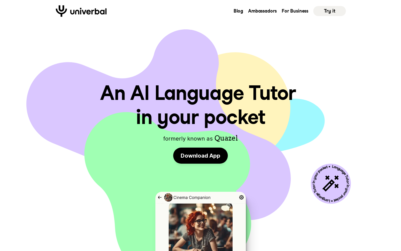 Univerbal - Learn a Language & Get Fluent with Your AI Language Tutor icon