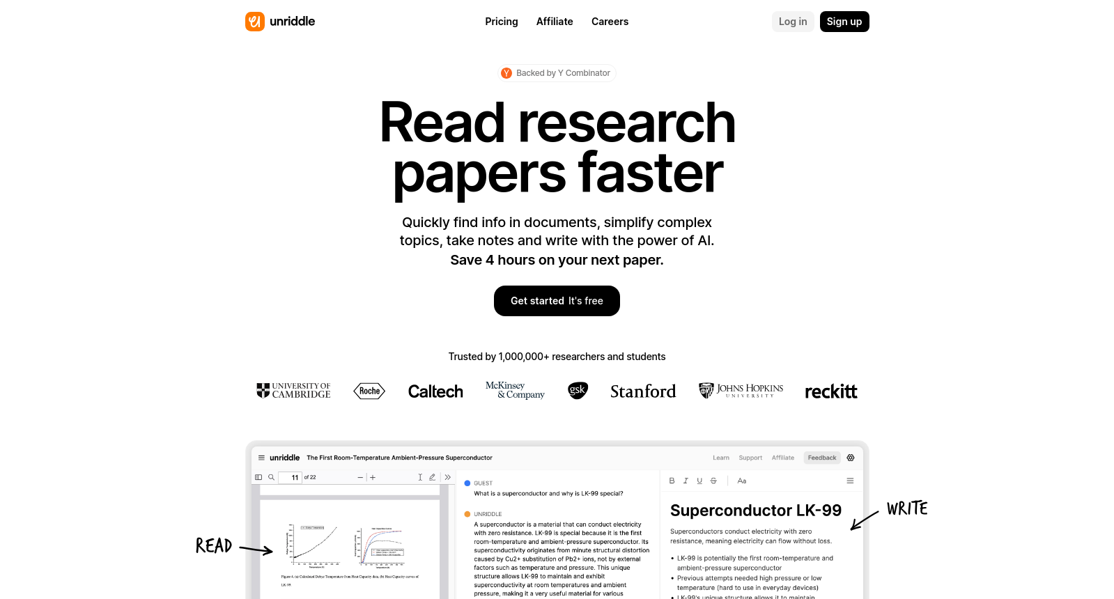 Unriddle | Faster research icon