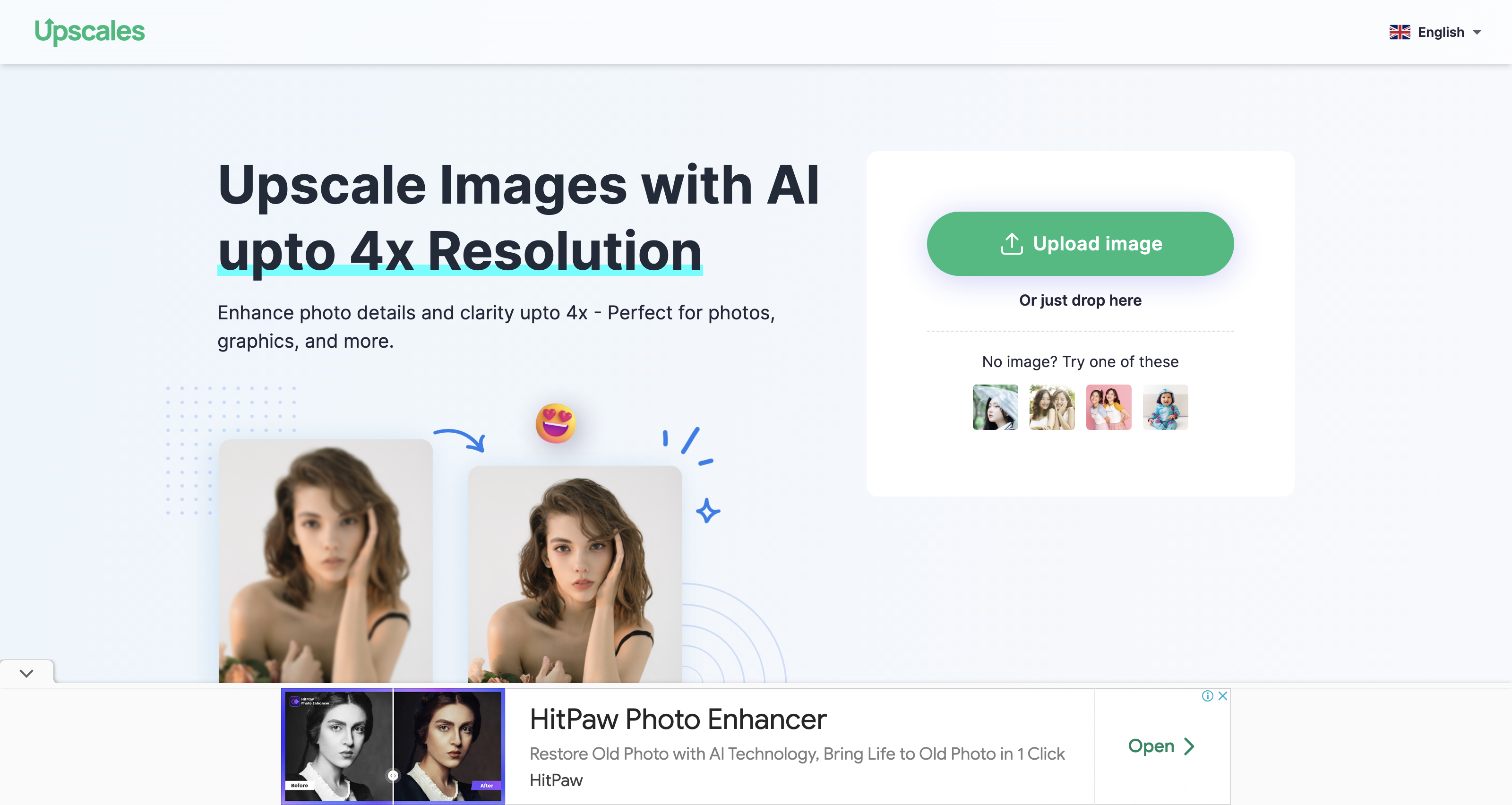 Upscale Images Up To 4X, Unblur Photos - BetterImage.AI