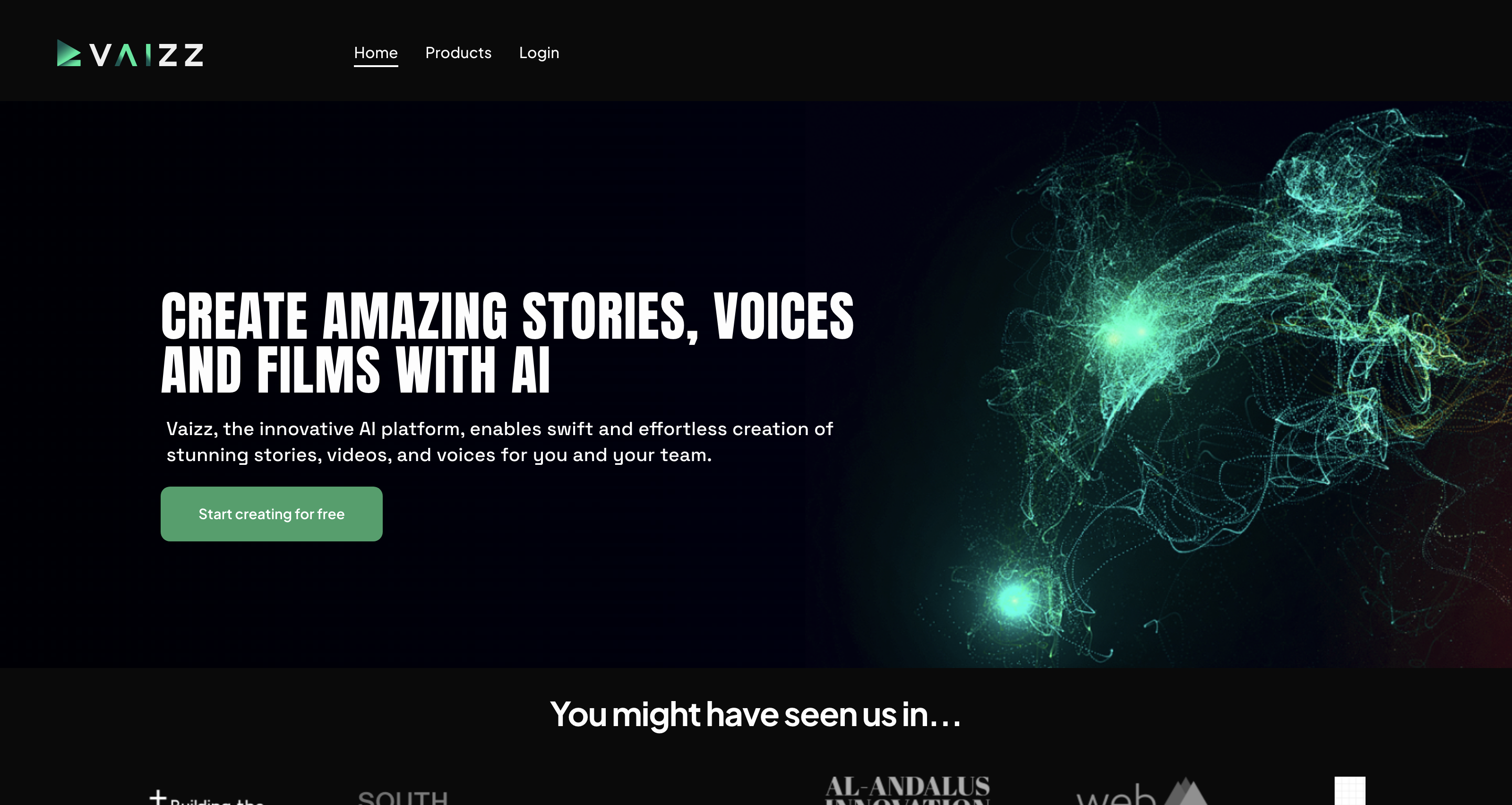 Vaizz - Create Amazing stories, voices and films with AI - Ai Tools for Content generation