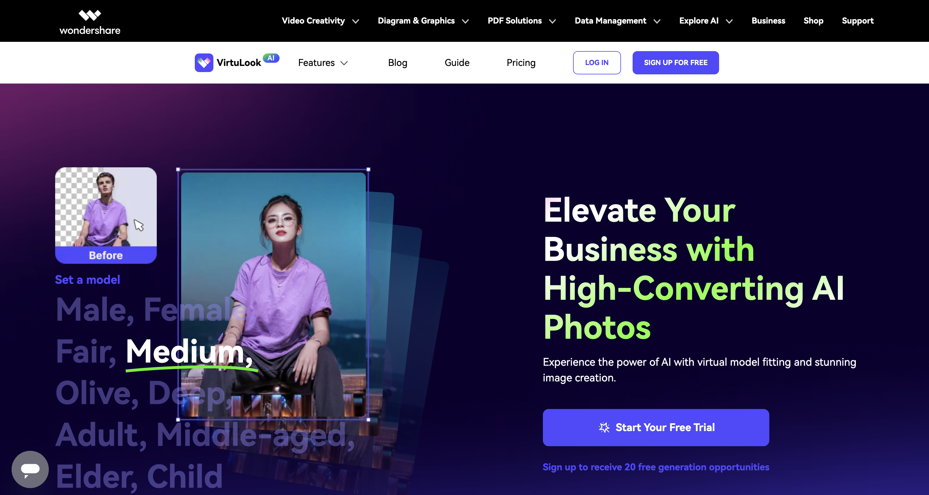 VirtuLook Product Photo Generator - Get 10x More High-Quality Photographs for Products