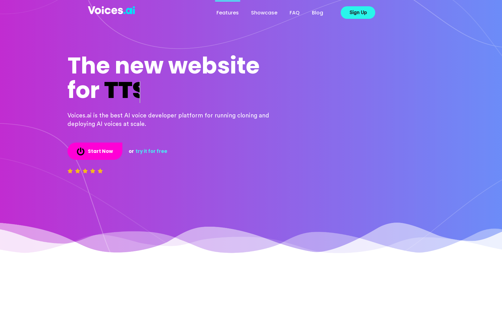 AI Voice Developer Platform for Text to Speech | Voices.ai