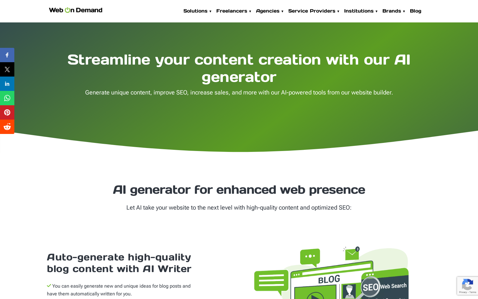 Web on Demand |Website Builder with AI Generator icon