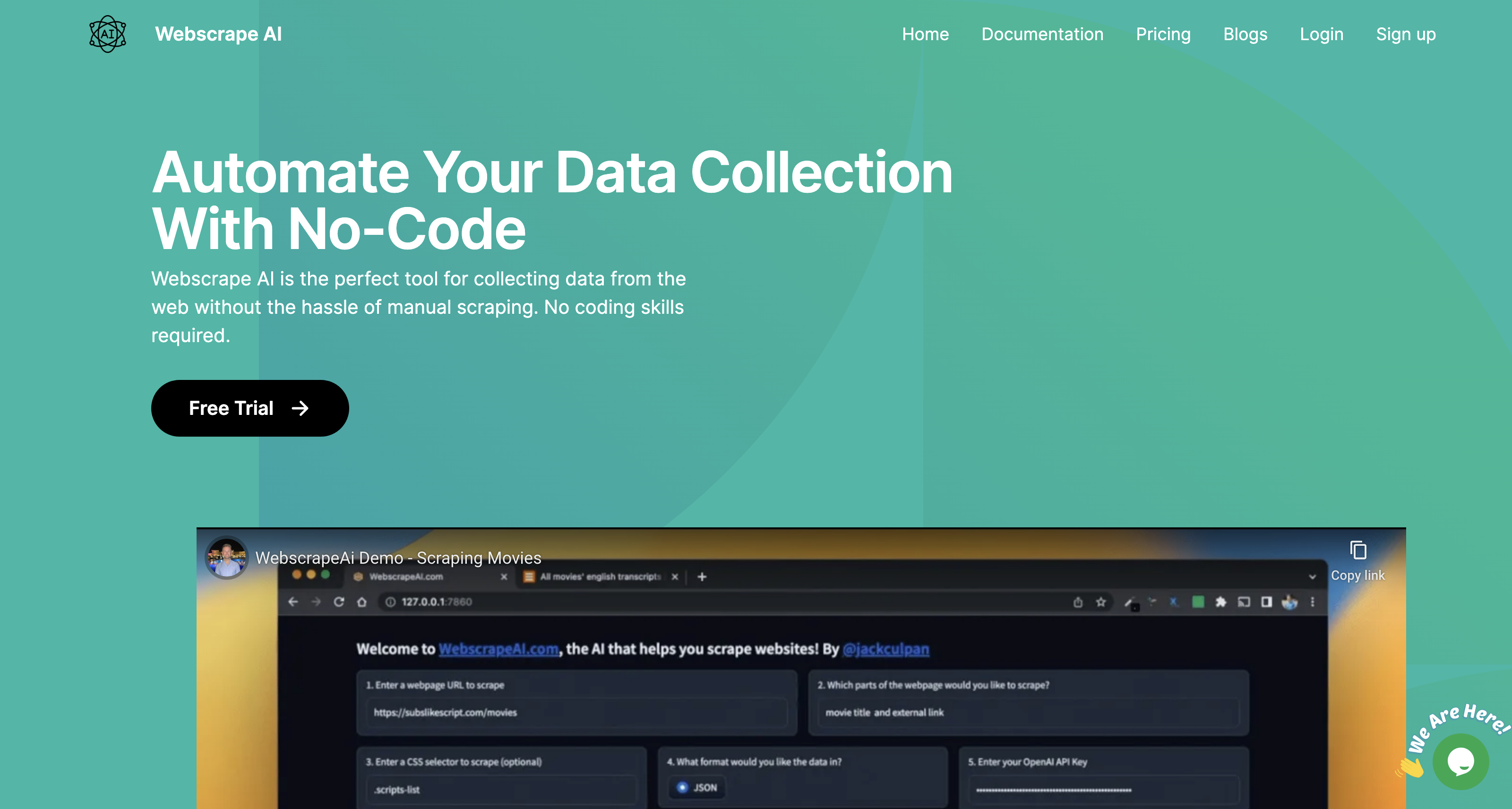 Automate Your Data Collection With No-Code | webscrapeai.com