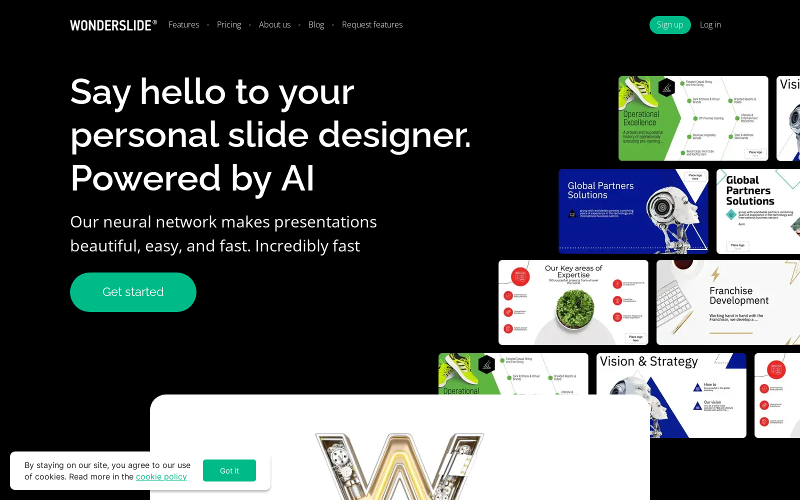 Wonderslide - Fast AI Presentation Maker