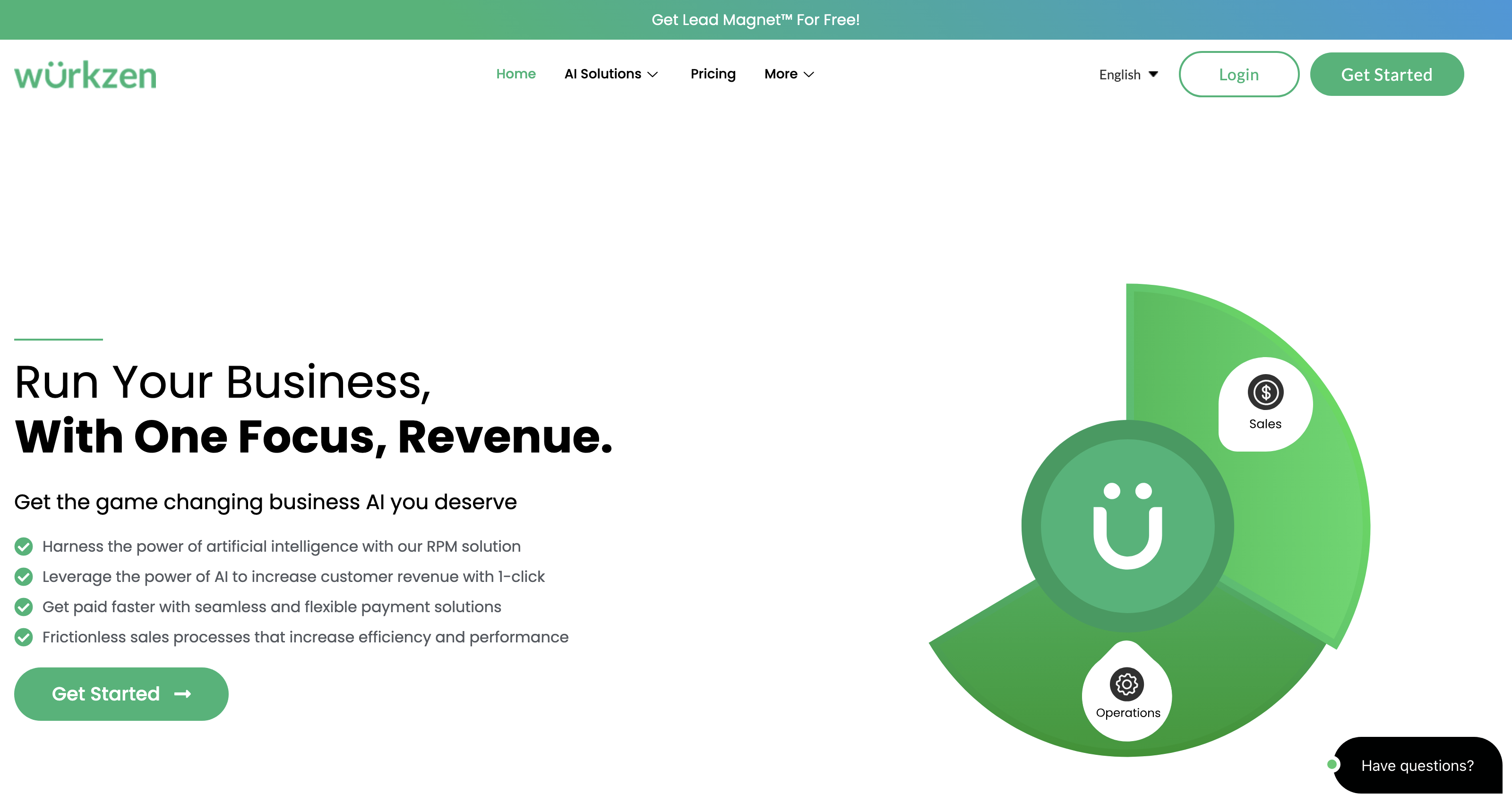 Wurkzen - #1 Revenue Performance Management Platform