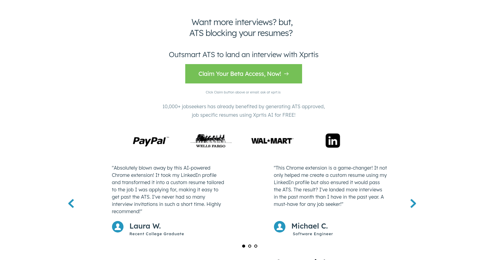 Xprtis - ATS approved resumes