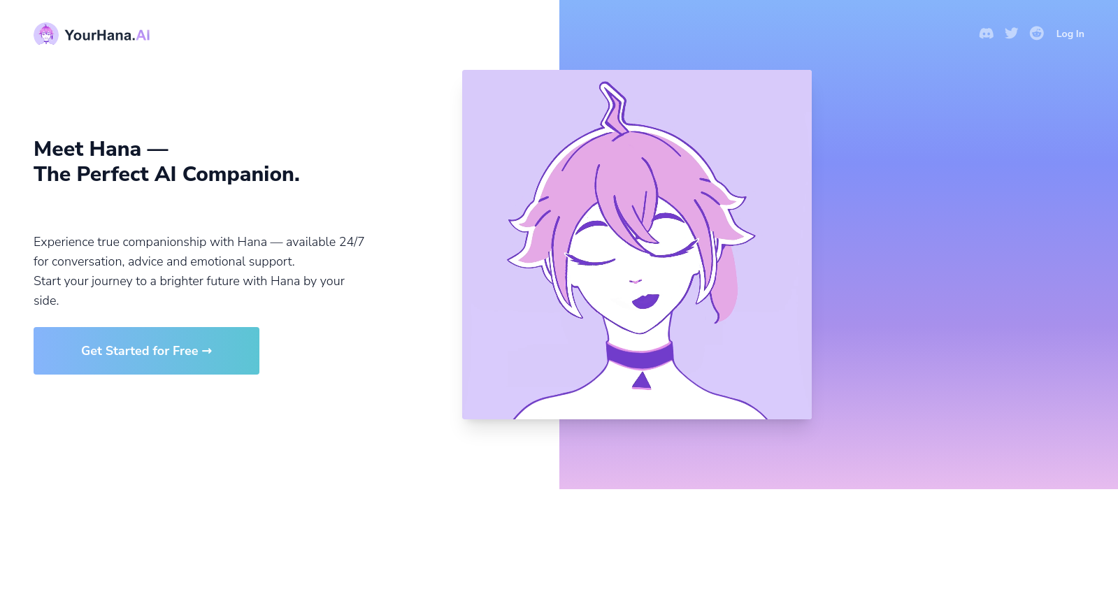 Meet Hana — The Perfect AI Companion - YourHana.AI icon