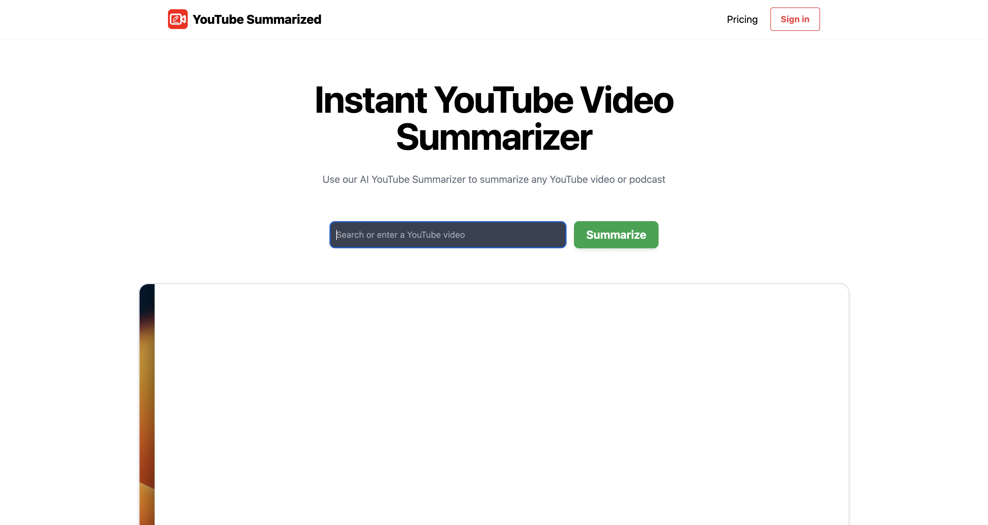 YouTube Summarized - AI Video Summarizer for YouTube icon