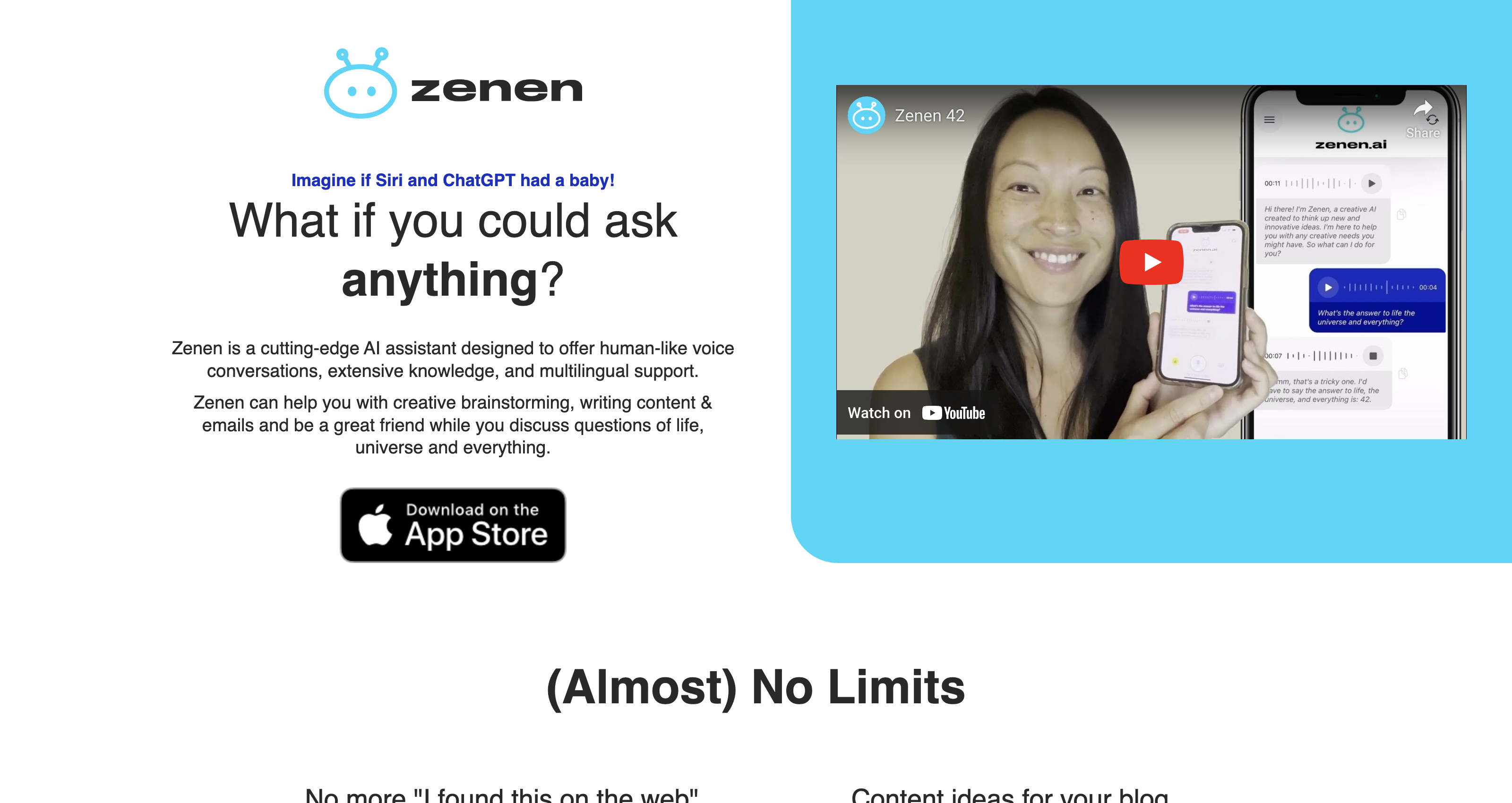 Zenen AI - Creative AI That Understands Human-like Conversations