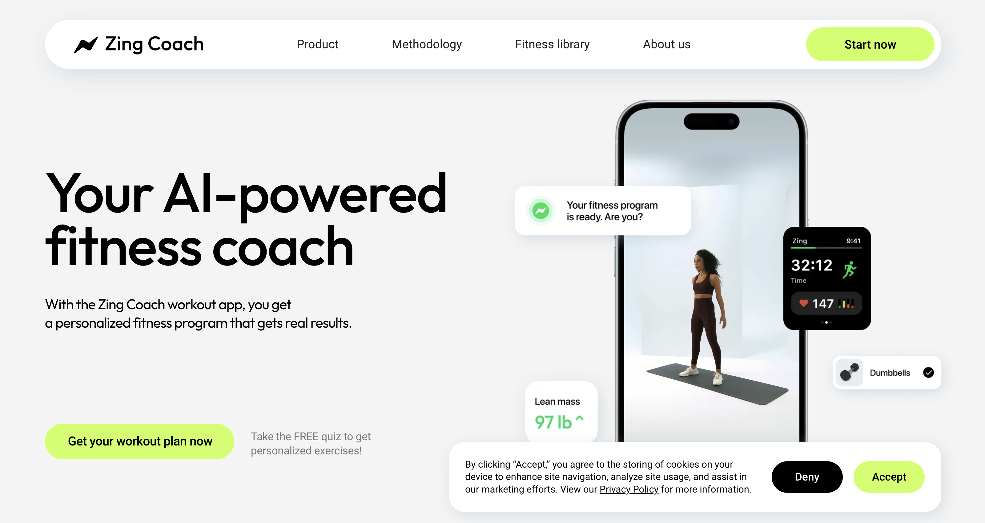 Zing Coach™ - Your Personalized Fitness App icon