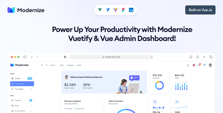 Modernize Vuejs Admin Dashboard Template icon