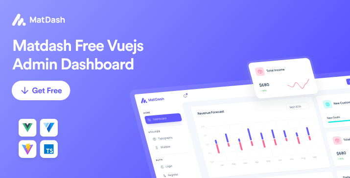 MatDash Free VueJs Admin Dashboard Template icon