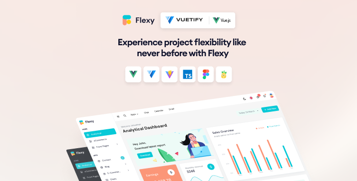 Flexy Vuejs Admin Dashboard Template icon