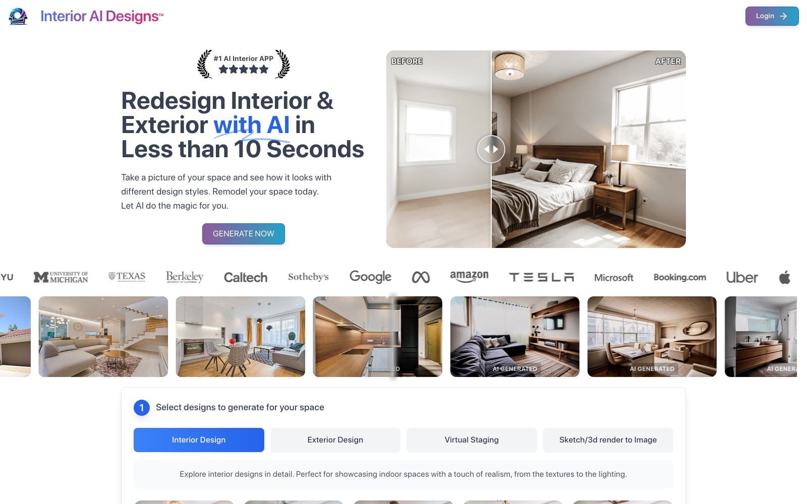 Interior AI Designs | #1 AI Interior Designer, Virtual Staging AI tool + Room GPT AI Room Generator
