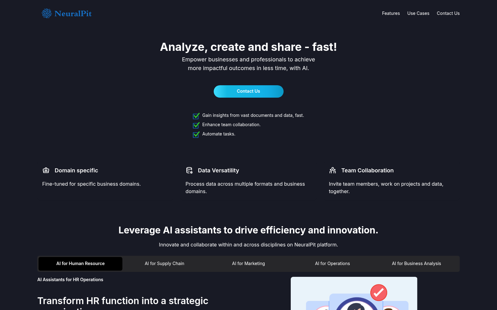 AI Assistants for business to accelerate innovation and productivity icon