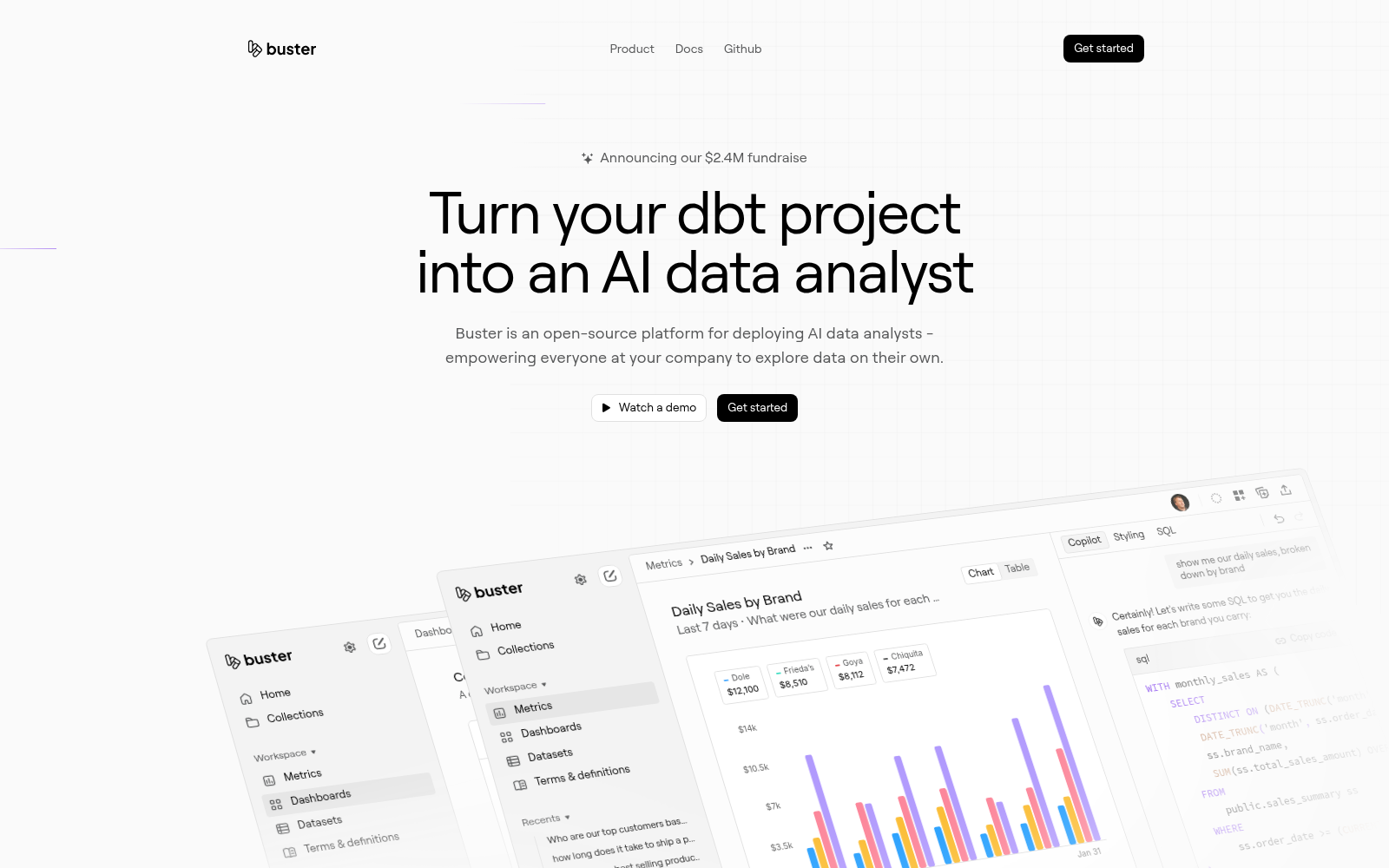 Buster - AI Powered Analytics