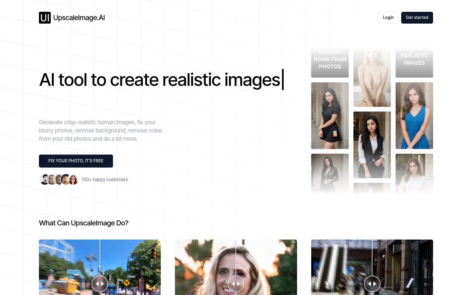 AI Image Upscaling | Fix Blurry & Noisy Images | Generate Images - UpscaleImage AI