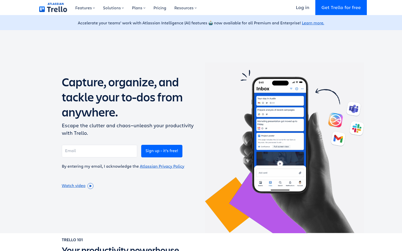 Manage Your Team’s Projects From Anywhere | Trello icon