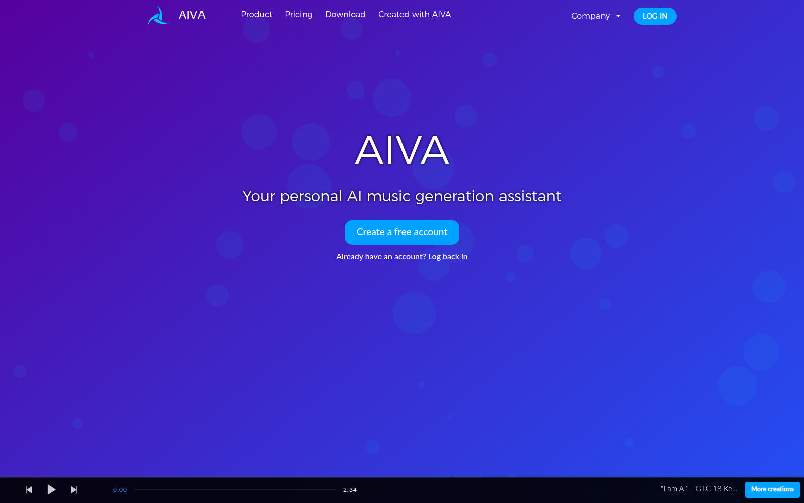 AIVA, the AI Music Generation Assistant icon