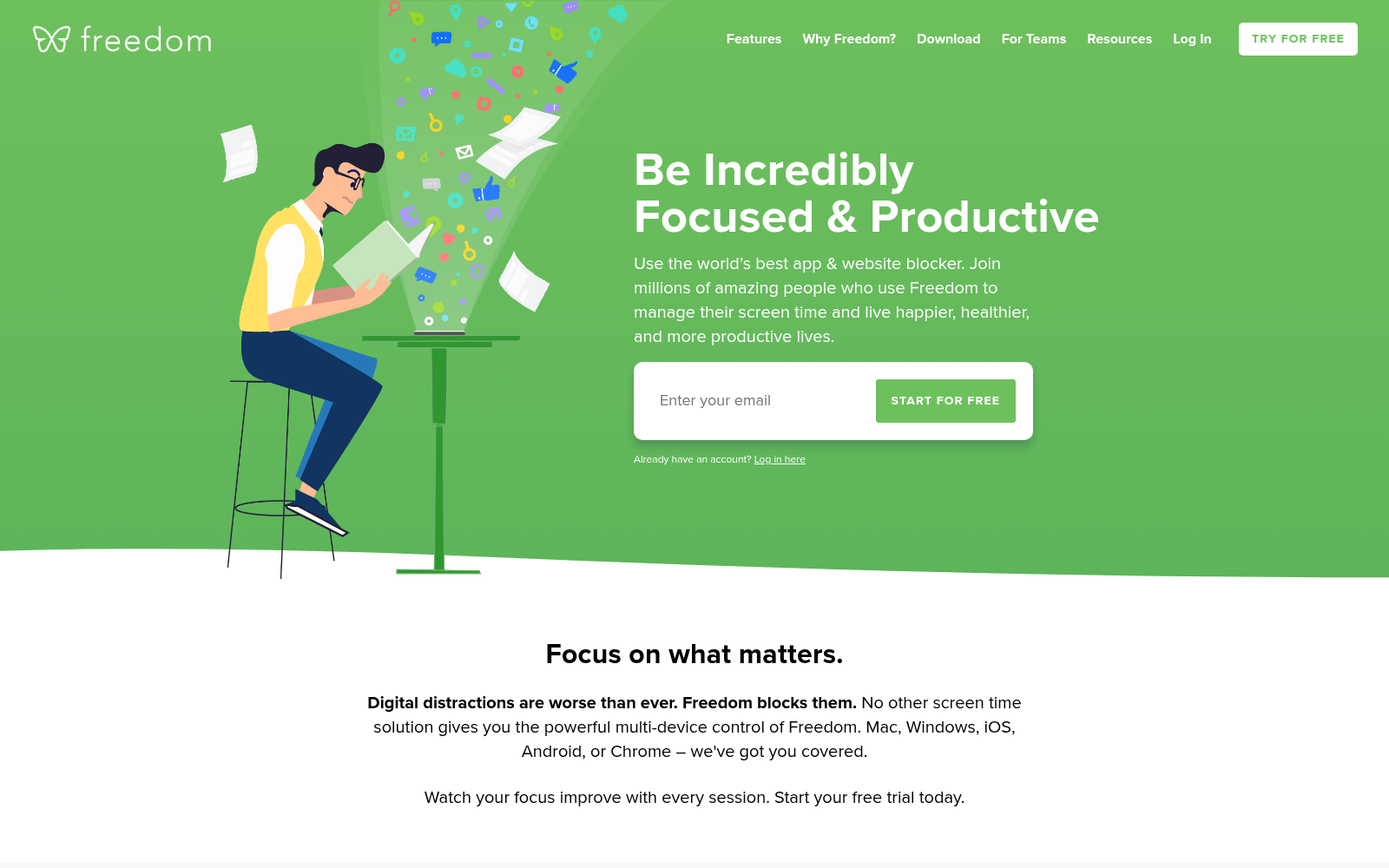 Freedom: Internet, App and Website Blocker icon