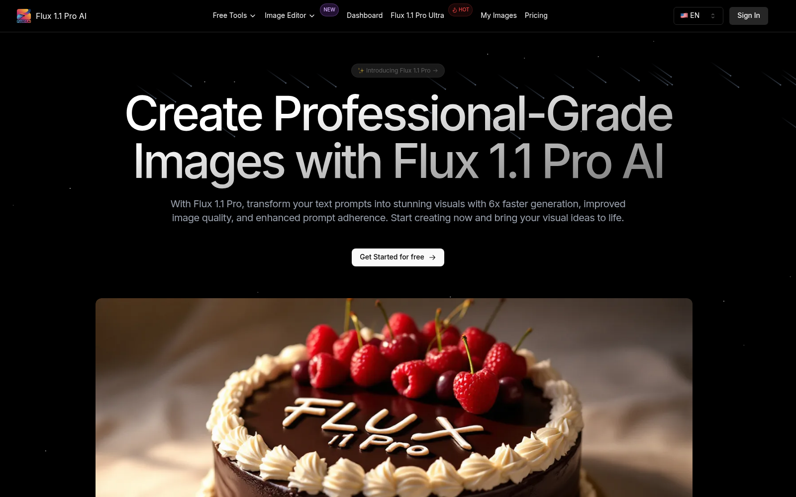 Flux 1.1 Pro - Advanced AI Image Generation Free Online icon