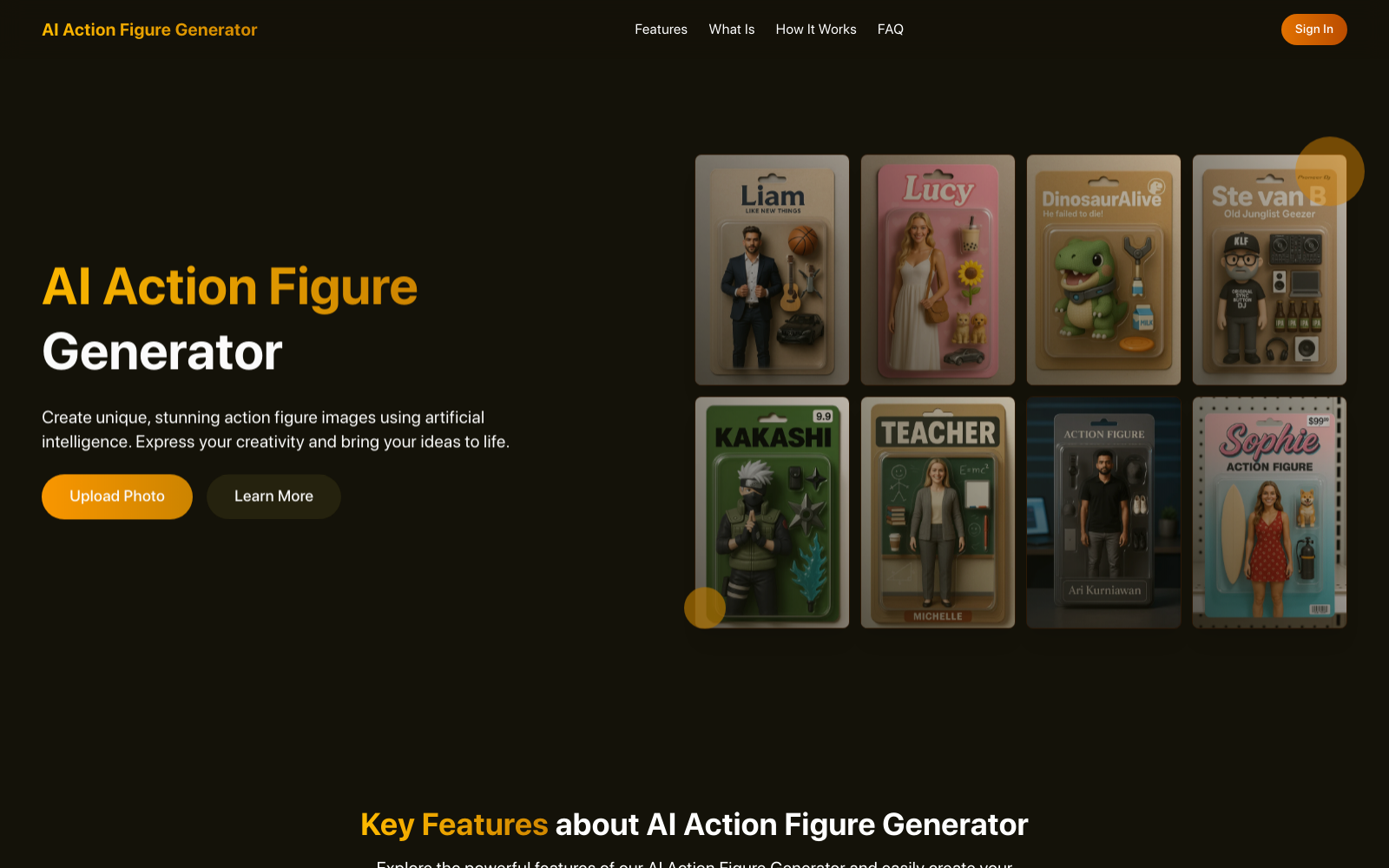 AI Action Figure Generator | Create Custom AI Action Figures icon